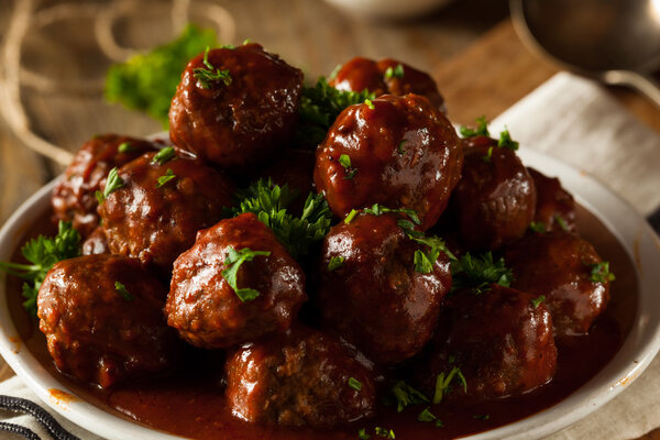 Homemade Barbecue Meat Balls