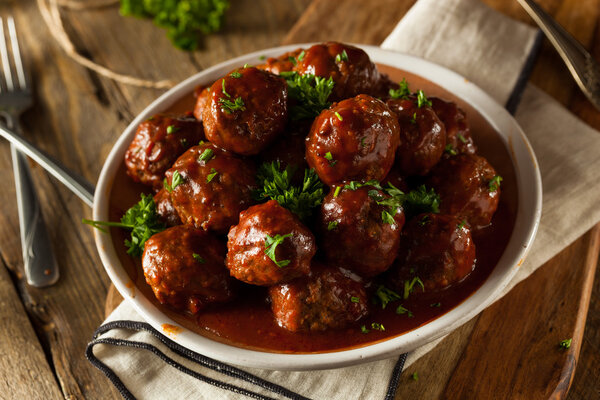 Homemade Barbecue Meat Balls