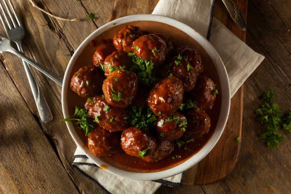 Hausgemachte Grillfleischbällchen — Stockfoto