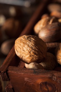 Çeşitli karışık organik Kuruyemiş