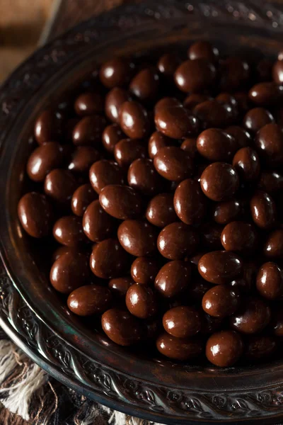 Grains de café expresso recouverts de chocolat — Photo