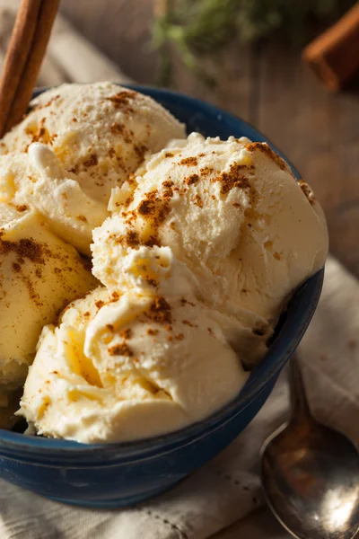 Helado de huevo casero frío — Foto de Stock