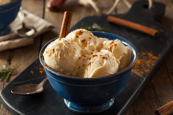 Helado de huevo casero frío — Foto de Stock