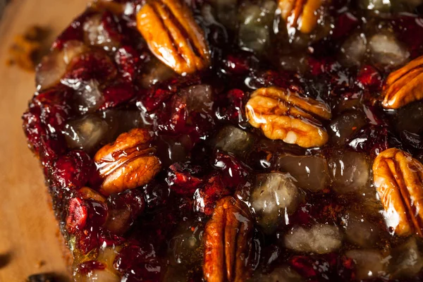 De Cake van het Fruit van de feestelijke vakantie — Stockfoto