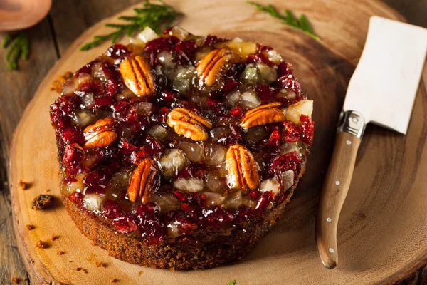 Bolo de frutas festivo feriado — Fotografia de Stock