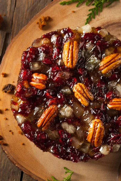 Festive Holiday Fruit Cake — Stock Photo, Image