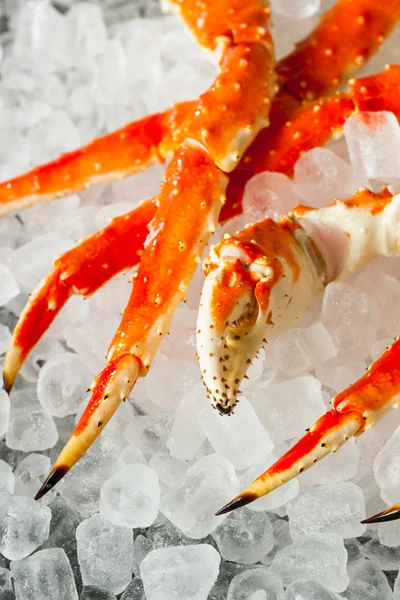 Főtt szerves alaszkai King Crab láb — Stock Fotó