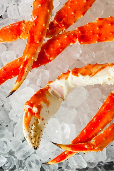 Cooked Organic Alaskan King Crab Legs — Stock Photo, Image