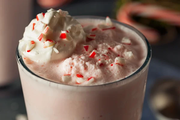 Candy Cane Menta piperita Milkshake — Foto Stock