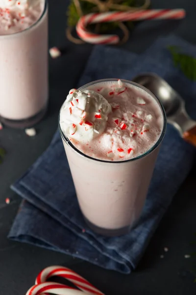 Cana doce Hortelã-pimenta Milkshake — Fotografia de Stock