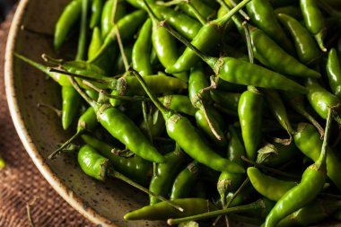 Sıcak yeşil Tay Chili biber