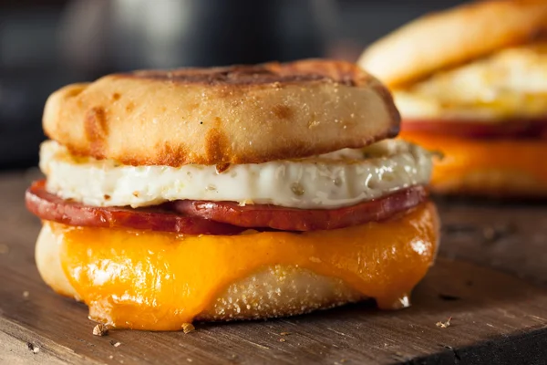 Domácí snídaně Egg Sandwich — Stock fotografie