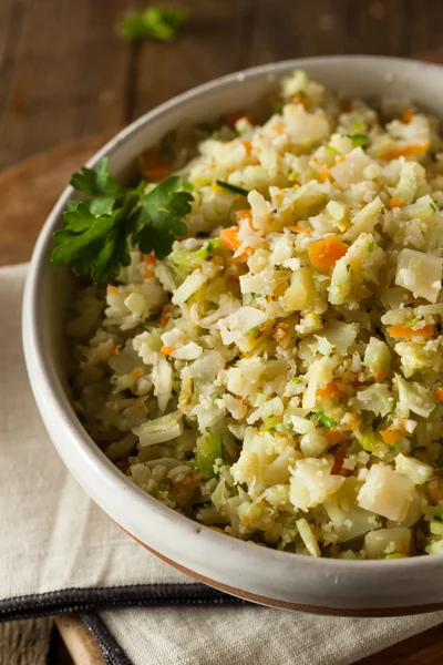 Organic Paleo Cauliflower Rice — Stock Photo, Image