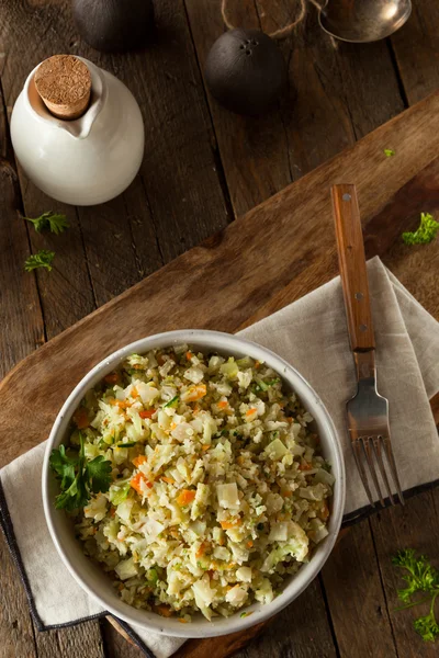 Organik Paleo Cauliflower Rice — Stok Foto