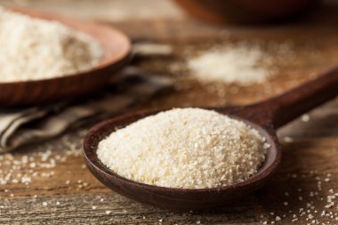 Ham organik kuru irmik