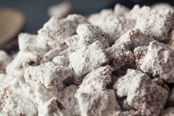 Homemade Powdered Sugar Puppy Chow — Stock Photo, Image