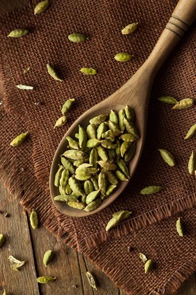 Raw Organic Cardamom Pods — Stock Photo, Image