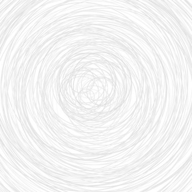 Beyaz zemin üzerinde çeşitli gri dairelerin soyut çizimi