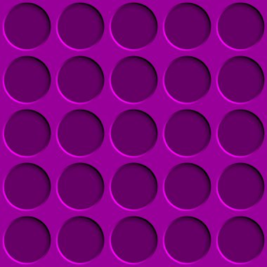Mor renklerde daire delikleri olan soyut, pürüzsüz desen