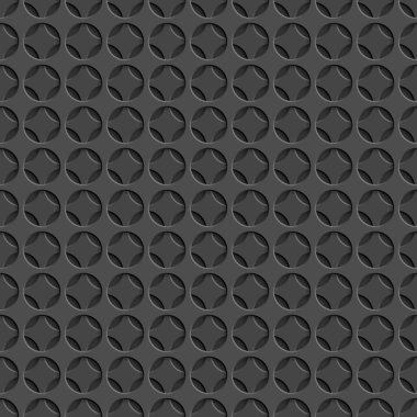 Gri renklerde daire delikleri olan soyut, pürüzsüz desen