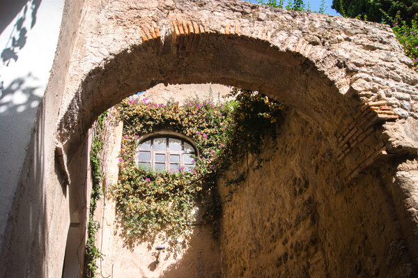 View inside Aragon castle.