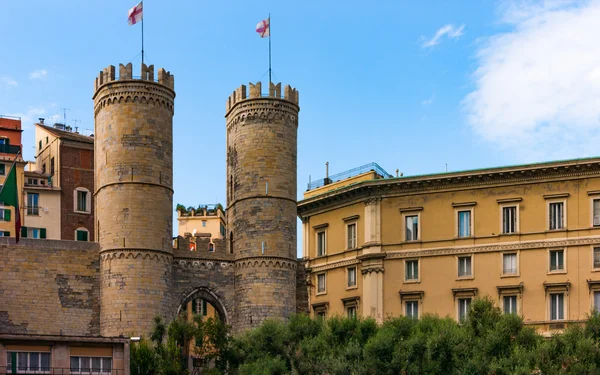 Entrada da Porta Soprana em Génova — Fotografia de Stock