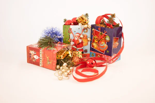 Large variety of Christmas gifts. Stock Picture