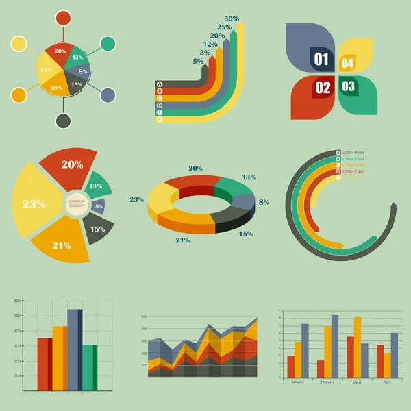 Infografik — Stockvektor