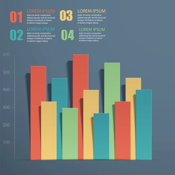 Infografika — Wektor stockowy