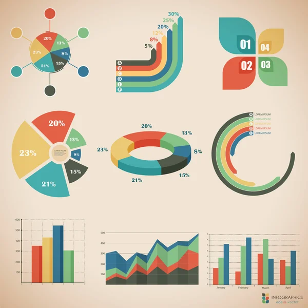 Graphic information — Stock Vector