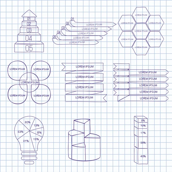 Grafik bilgiler — Stok Vektör