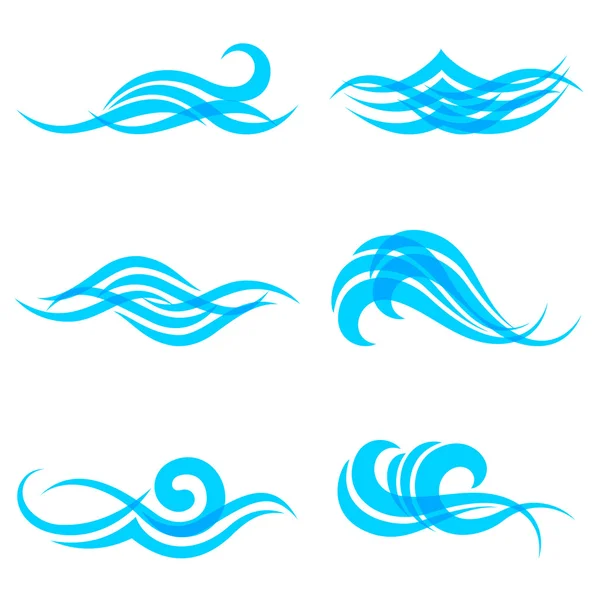 Symbols of water — Stock Vector