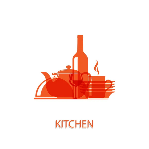 Cocina — Vector de stock