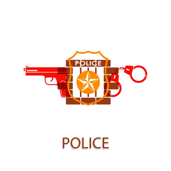 Politie — Stockvector