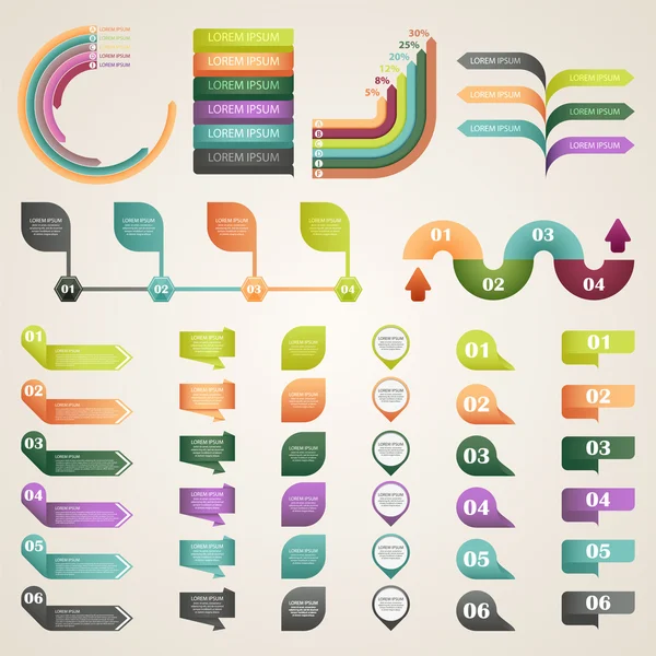 Elementos de información gráfica — Archivo Imágenes Vectoriales