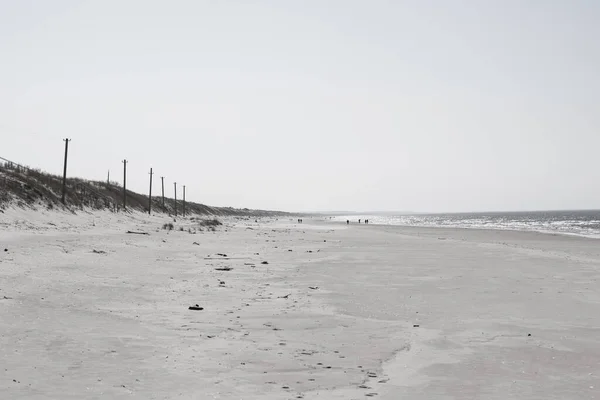 Spiaggia Baltica Klaipeda Sabbia Mare Europa — Foto Stock