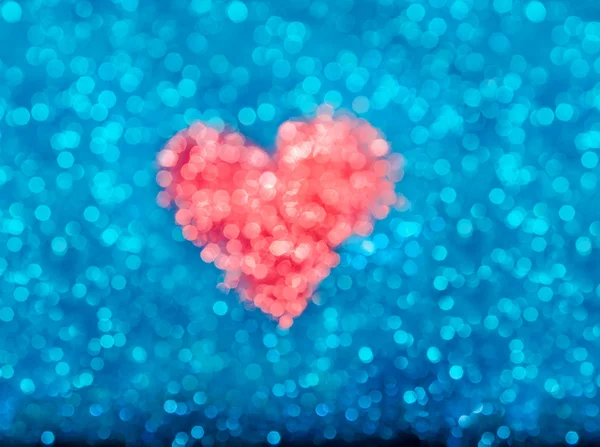 Cuore bokeh — Foto Stock