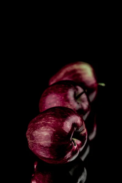 Tres manzanas Fotos De Stock