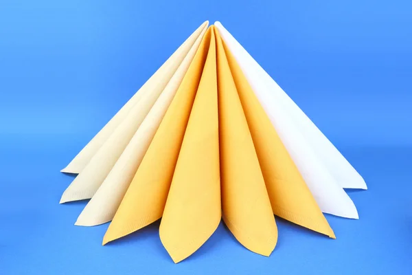 Folded napkin — Stock Photo, Image