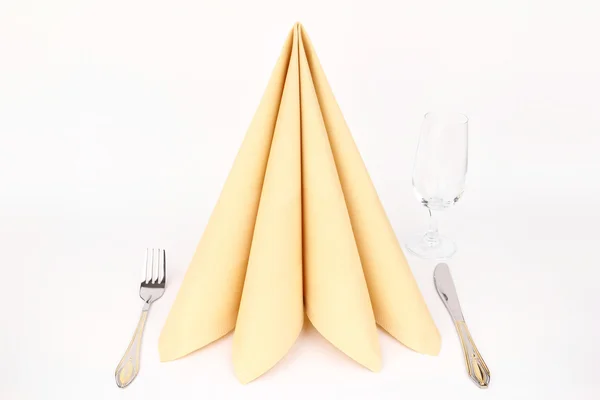 Folded napkin — Stock Photo, Image