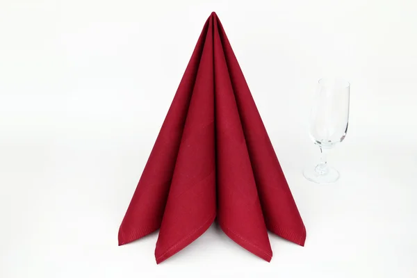 Folded napkin — Stock Photo, Image