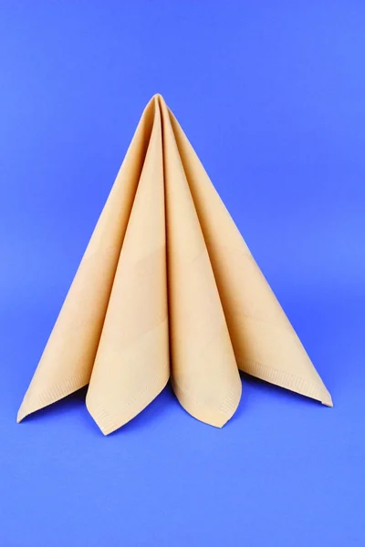 折的餐巾 — 图库照片