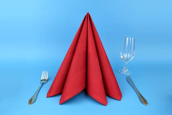 Folded napkin — Stock Photo, Image