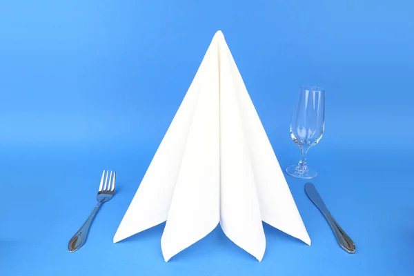 Folded napkin — Stock Photo, Image