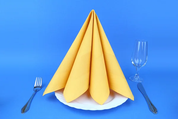 Folded napkin — Stock Photo, Image