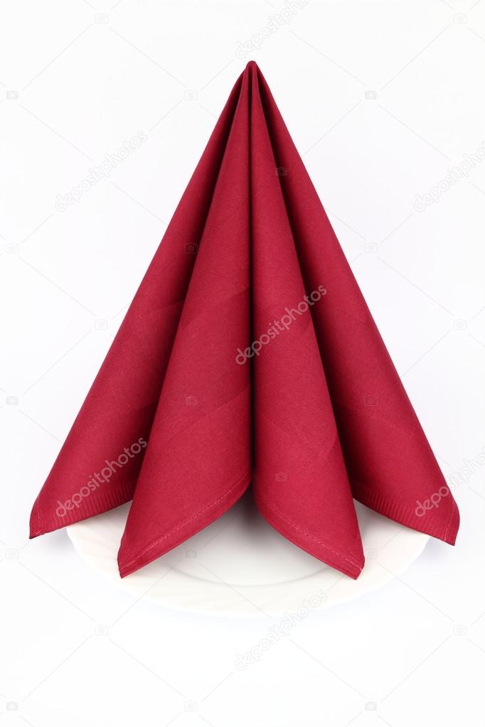 Folded napkin