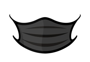 Tıbbi maske beyaz, taklit yüz maskesi klipsli sanat için, grip koruma maskesi