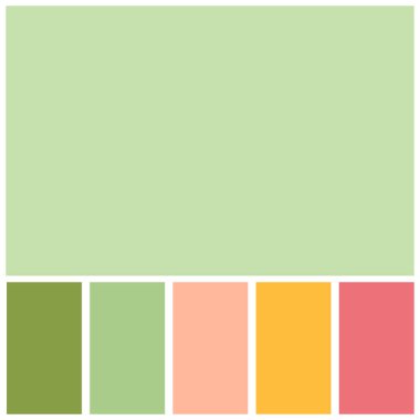 şablon için yeşil renk paleti yumuşak pastel, tasarım için basit yeşil renk yumuşak arkaplan