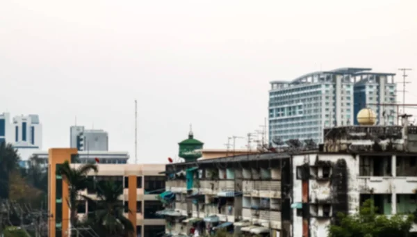 Arkaplan Için Bulanık Şehir Kenti Şehir Manzarası Arka Plan Bulanıklığı — Stok fotoğraf