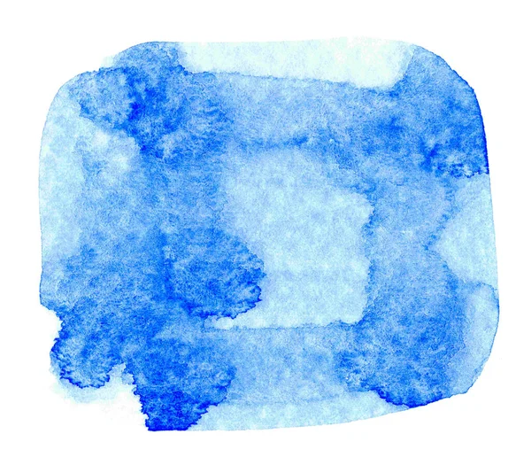 Aquarela Mancha Azul Para Fundo Aquarela Textura Azul Claro Papel — Fotografia de Stock
